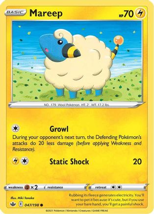Mareep 047 SWSH06 Chilling Reign - Common