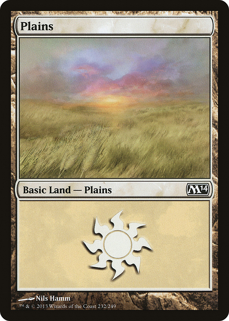 Plains (232) (M14-232) - Magic 2014