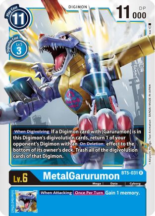 MetalGarurumon - BT5-031 (BT5-031) - Battle of Omni
