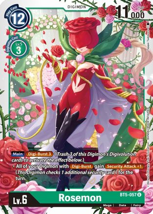 Rosemon (BT5-057) - Battle of Omni