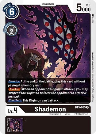 Shademon (BT5-065) - Battle of Omni