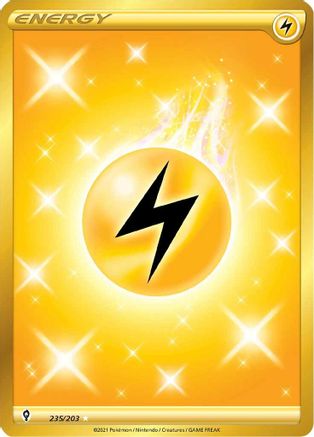 Lightning Energy (Secret) 235 - Holofoil SWSH07 Evolving Skies - Secret Rare