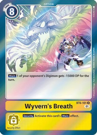 Wyvern's Breath (BT6-101) - Double Diamond Foil