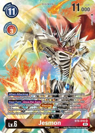 Jesmon (Alternate Art) (BT6-016) - Double Diamond Foil