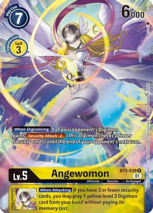 Angewomon (1-Year Anniversary Box Topper) (BT3-039) - Release Special Booster 1.0 Foil