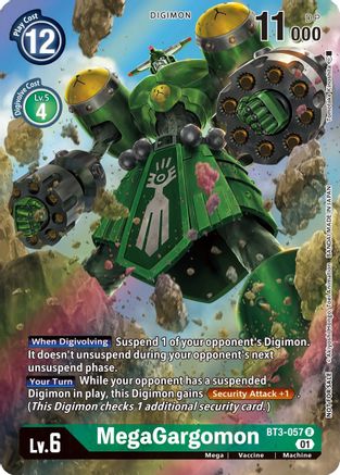 MegaGargomon (1-Year Anniversary Box Topper) (BT3-057) - Release Special Booster 1.0 Foil