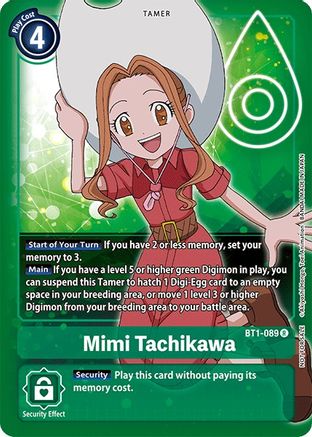 Mimi Tachikawa - BT1-089 (Official Tournament Pack Vol.3) (BT1-089) - Release Special Booster 1.0