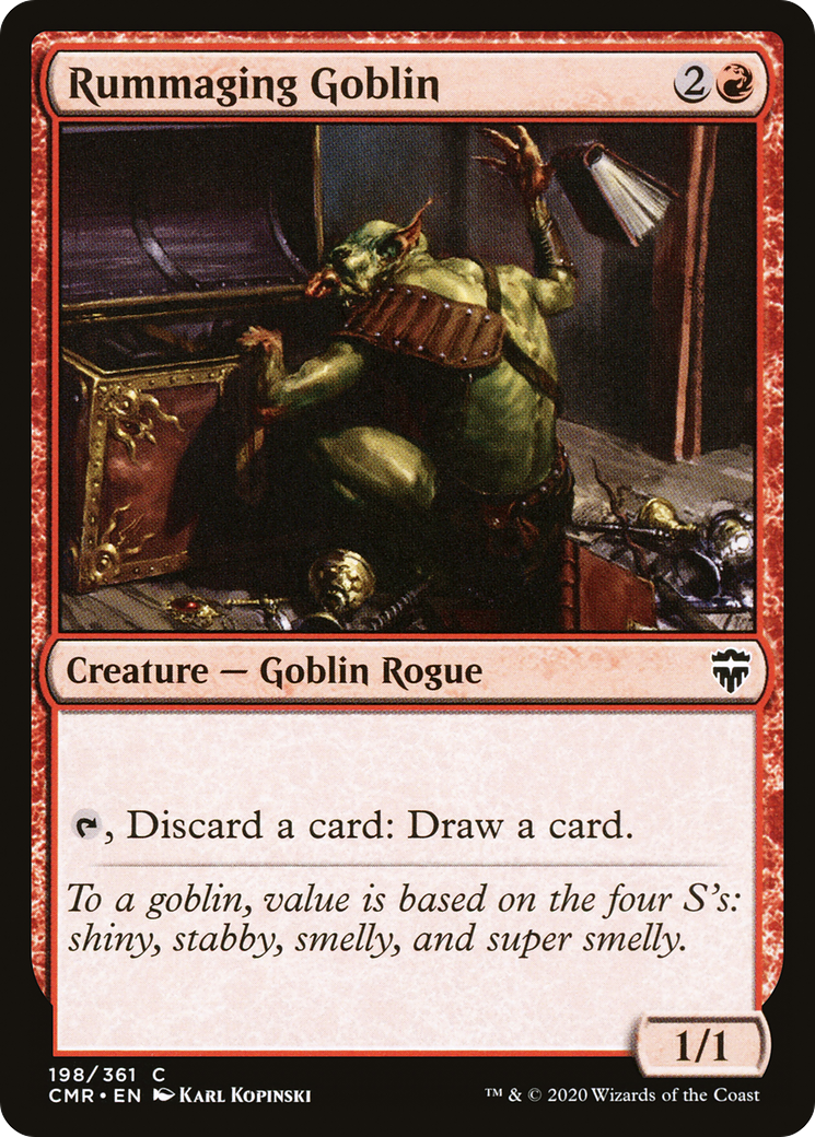 Rummaging Goblin (CMR-198) - Commander Legends Foil