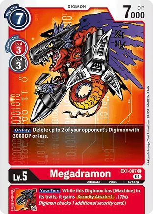 Megadramon (EX1-007) - Classic Collection