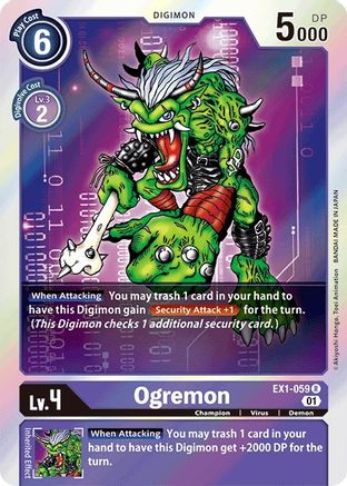 Ogremon (EX1-059) - Classic Collection Foil