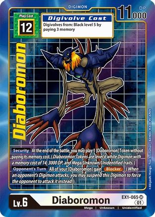 Diaboromon (Alternate Art) (EX1-065) - Classic Collection Foil