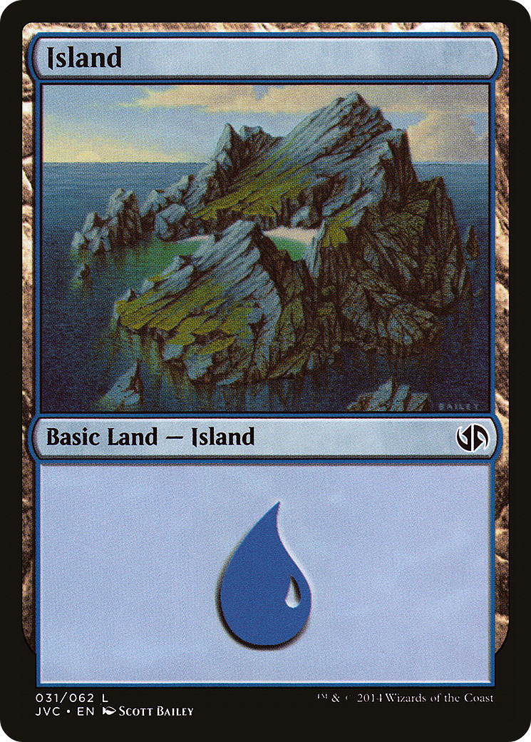 Island (31) (Jace vs. Chandra) (DD3-031) - Duel Decks Anthology: Jace vs. Chandra