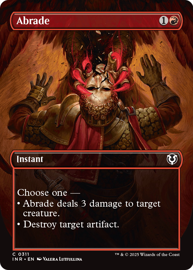 Abrade (Borderless) (INR-311) - Innistrad Remastered Foil