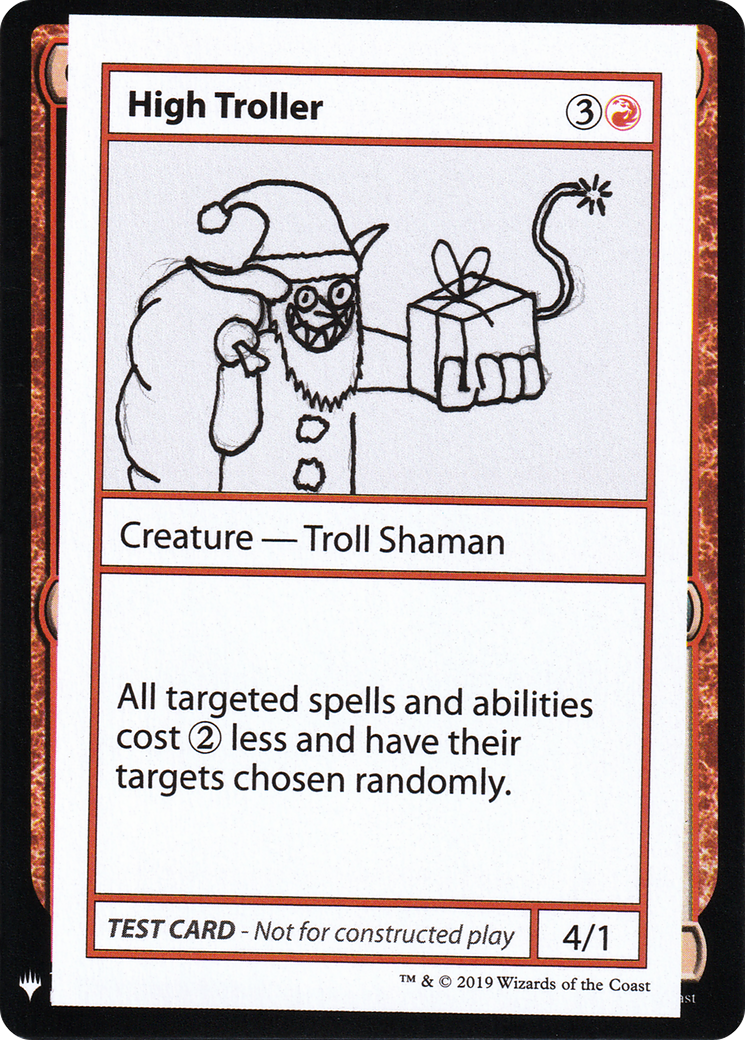 High Troller (CMB1-) - Mystery Booster Playtest Cards 2019