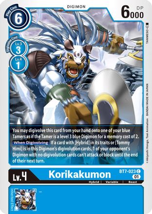 Korikakumon (BT7-023) - Next Adventure