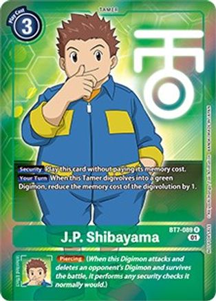 J.P. Shibayama (Box Topper) (BT7-089) - Next Adventure Foil