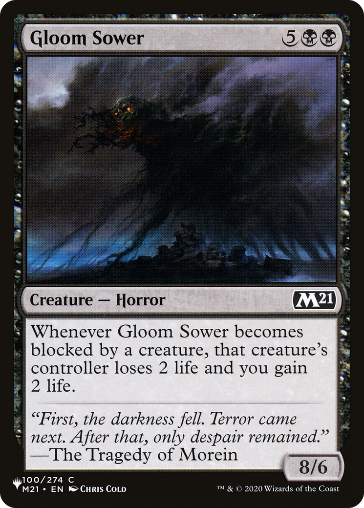 Gloom Sower (LIST-M21-100) - The List