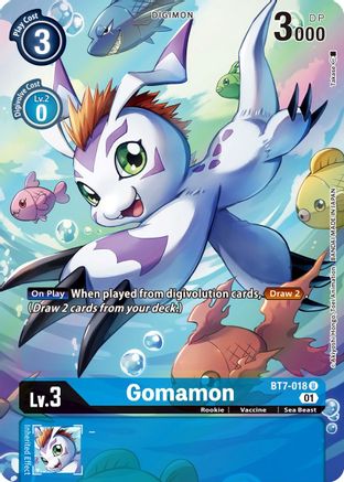 Gomamon (Alternate Art) (BT7-018) - Next Adventure Foil