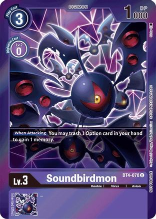 Soundbirdmon (Event Pack 2) (BT4-078) - Great Legend Foil
