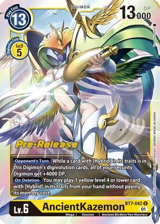 AncientKazemon (BT7-042) - Next Adventure Pre-Release Cards Foil
