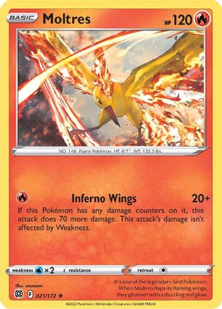 Moltres 021/172 Deck Exclusives - Promo