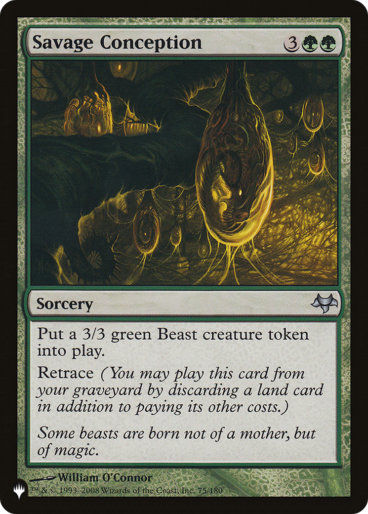 Savage Conception (LIST-EVE-75) - The List