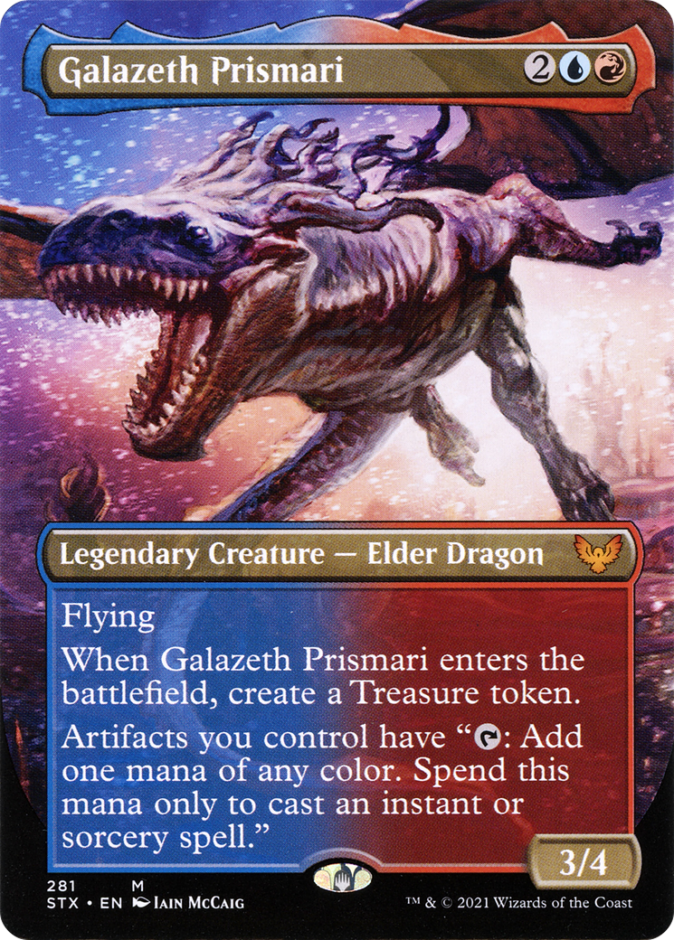 Galazeth Prismari (Borderless) (STX-281) - Strixhaven: School of Mages Foil