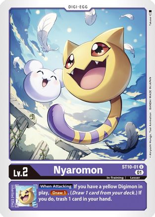 Nyaromon (ST10-01) - Starter Deck 10: Parallel World Tactician