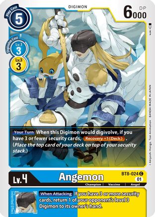 Angemon (BT8-024) - New Awakening