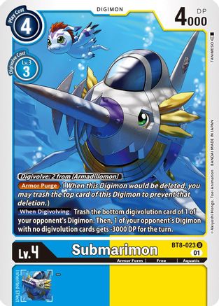 Submarimon (BT8-023) - New Awakening