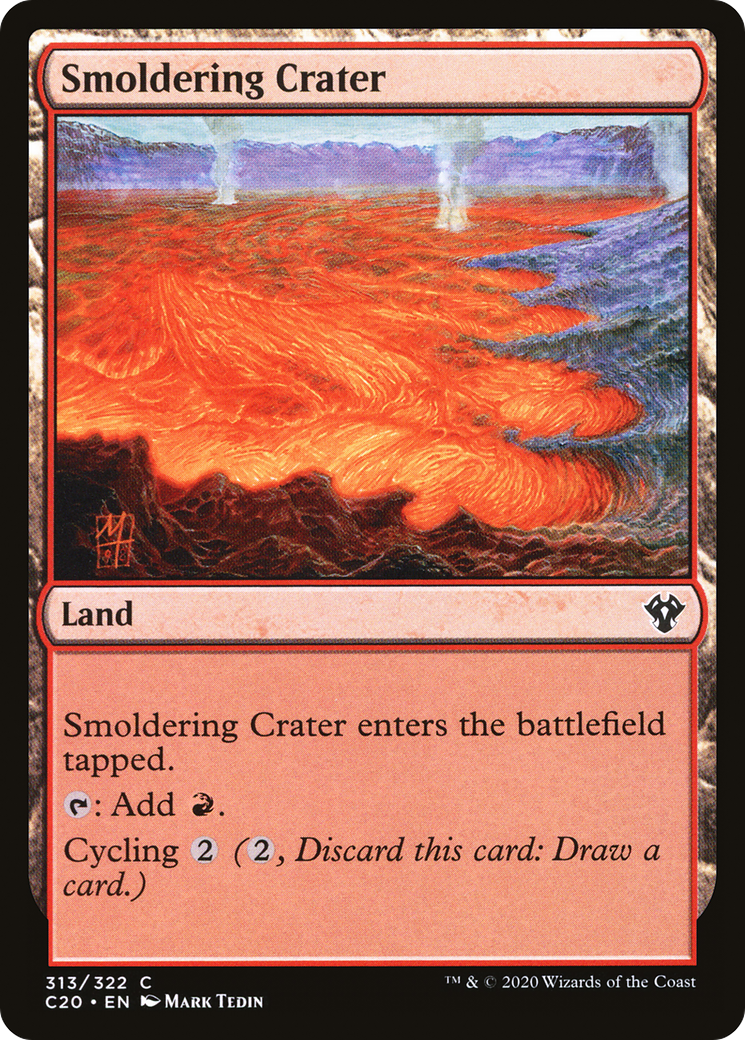 Smoldering Crater (C20-313) - Commander 2020