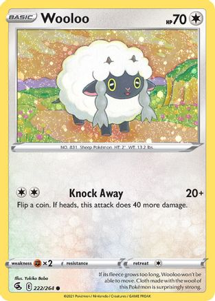 Wooloo (Cosmos Holo) 222/264 - Holofoil Miscellaneous Cards & Products - Promo