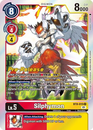Silphymon (BT8-015) - New Awakening Pre-Release Cards Foil