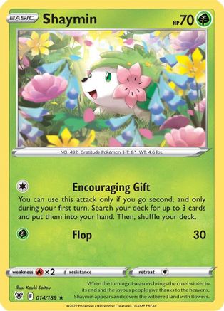 Shaymin 014 SWSH10 Astral Radiance - Rare