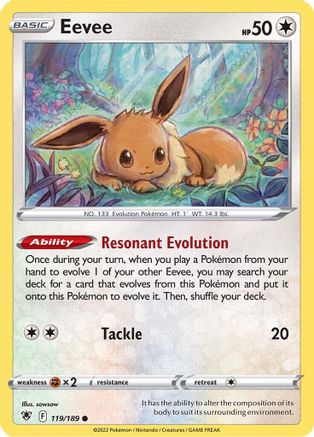 Eevee 119 SWSH10 Astral Radiance - Common
