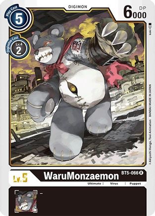 WaruMonzaemon (Demo Deck Exclusive) (BT5-066) - Digimon Demo Deck Exclusive Cards
