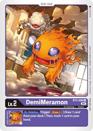 DemiMeramon - BT3-006 (Winner Pack New Awakening) (BT3-006) - Release Special Booster 1.0