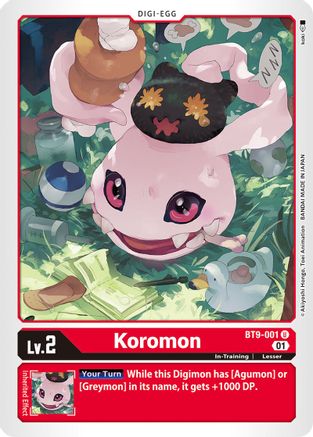 Koromon (BT9-001) - X Record