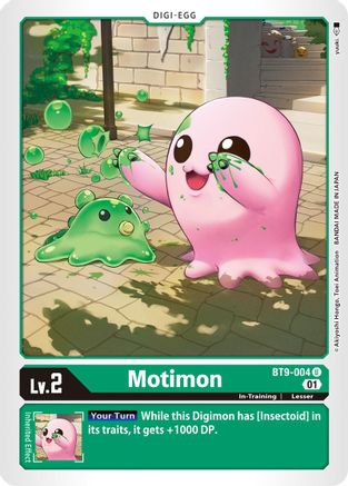 Motimon (BT9-004) - X Record