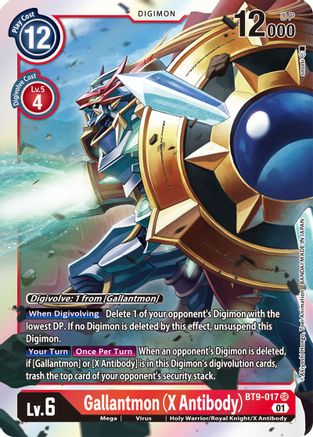 Gallantmon (X Antibody) (BT9-017) - X Record Foil