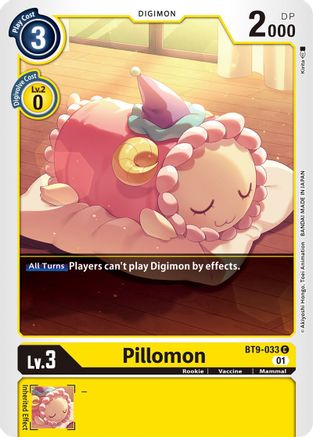 Pillomon (BT9-033) - X Record