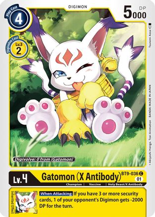 Gatomon (X Antibody) (BT9-036) - X Record