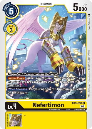 Nefertimon (BT9-037) - X Record