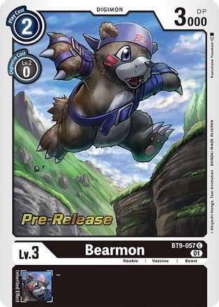 Bearmon - X Record Pre-Release Cards
