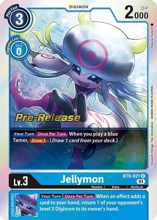 Jellymon (BT9-021) - X Record Pre-Release Cards Foil
