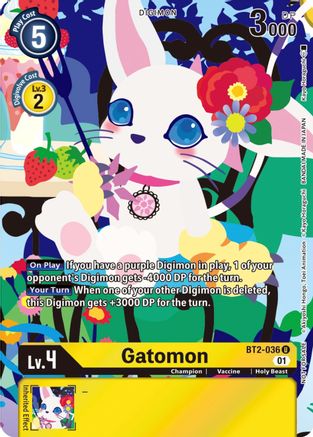 Gatomon - BT2-036 (Tamer's Card Set 2 Floral Fun) (BT2-036) - Release Special Booster 1.0