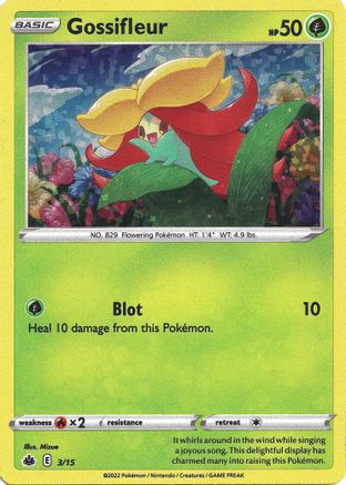 Gossifleur 003/15 - Holofoil McDonalds Promos 2022 - Promo