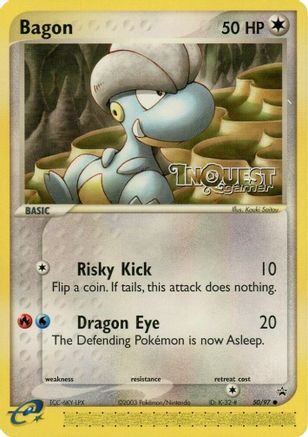 Bagon - 50/97 (InQuest Gamer)/97 Nintendo Promos - Promo