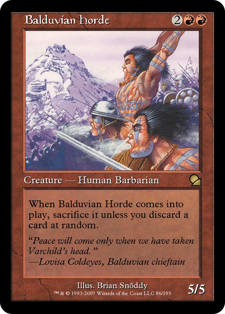 Balduvian Horde (ME1-086) - Masters Edition