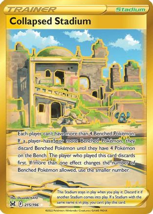 Collapsed Stadium (Secret) 215 - Holofoil SWSH11 Lost Origin - Secret Rare